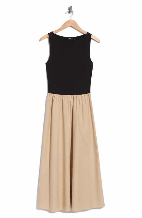 Mixed Media Maxi Dress