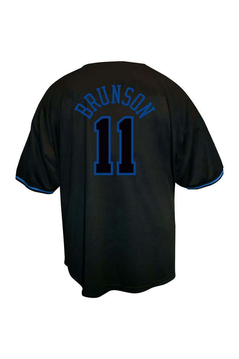 Men's Fanatics Jalen Brunson Black New York Knicks Big & Tall Name & Number Fashion Jersey, Alternate, color, Black