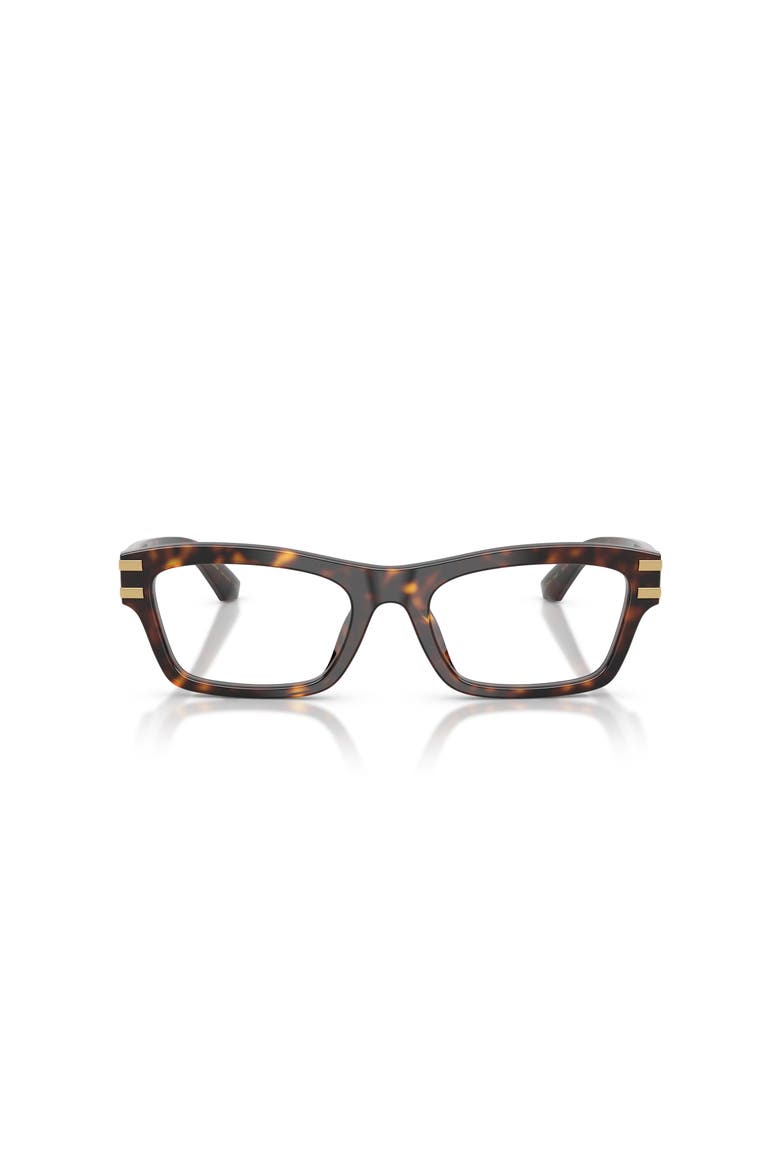 54mm Rectangle optical glasses, Alternate, color, Tortoise