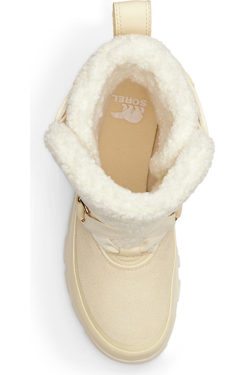 SOREL Tivoli V Faux Shearling Waterproof Boot, Alternate, color, Honey White/ Chalk