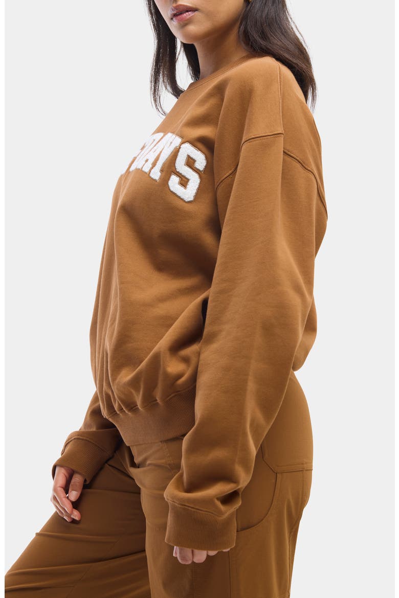 Cotton Graphic Sweatshirt, Alternate, color, NUTHATCH