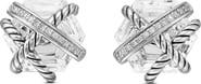 David Yurman Cable Wrap Earrings with Semiprecious Stones & Diamonds
