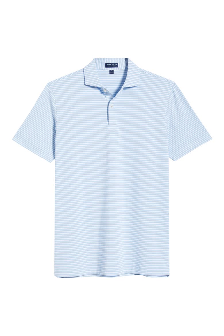 Tempo Performance Piqué Golf Polo, Alternate, color, BLUE FROST