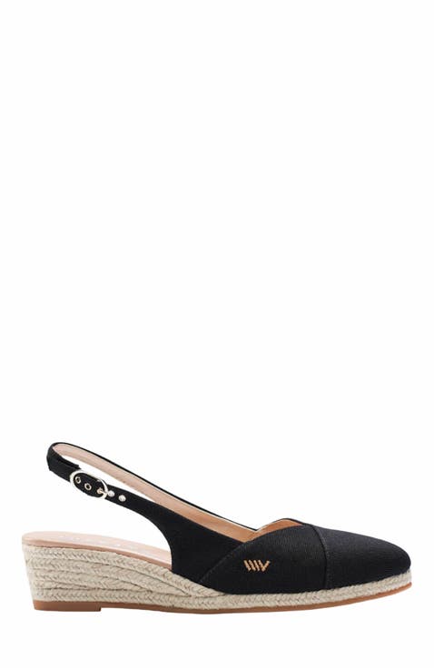 Premia Canvas Espadrille Wedges