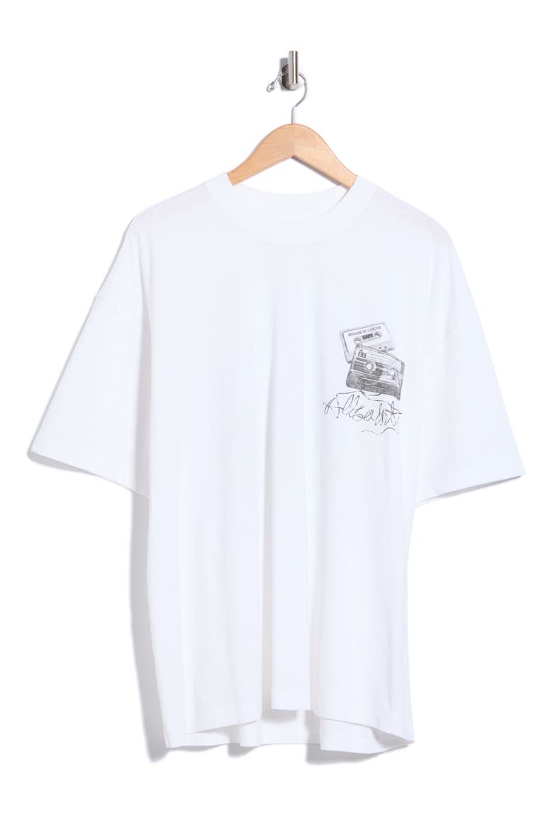 Reel Graphic Print T-Shirt, Main, color, OPTIC WHITE