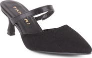 Tahari Fuji Pointed Toe Kitten Heel Mule