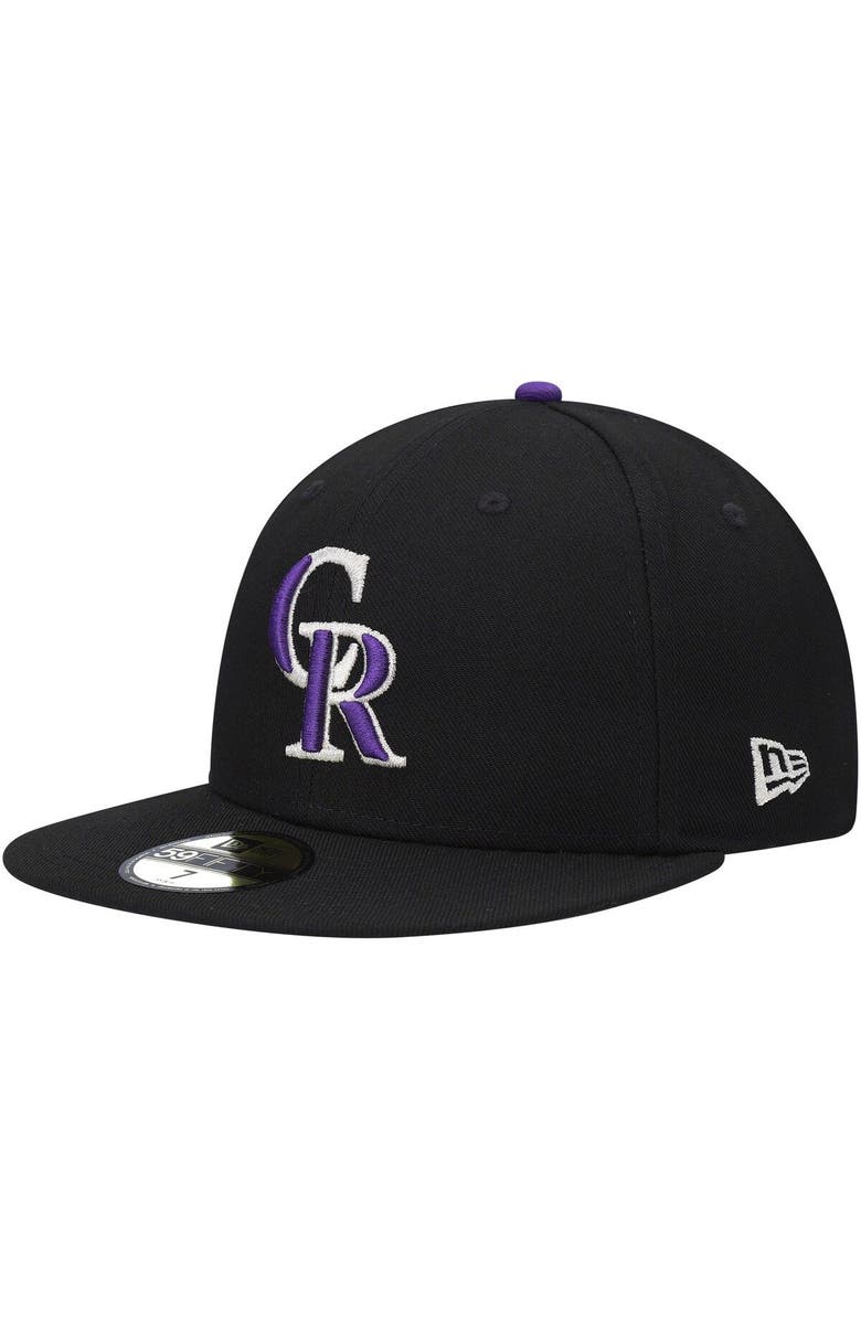 New Era Men's New Era Black Colorado Rockies 9/11 Memorial Side Patch 59FIFTY Fitted Hat, Alternate, color, Black