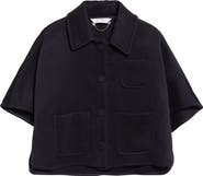 Max Mara Agile Alpaca, Wool & Silk Double Face Cape