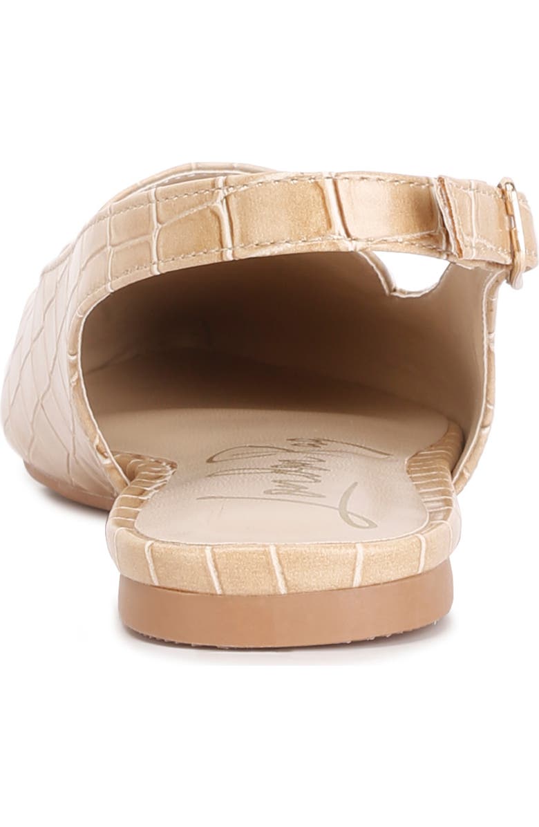 LONDON RAG Trempe Croc Embossed Slingback Flat, Alternate, color,