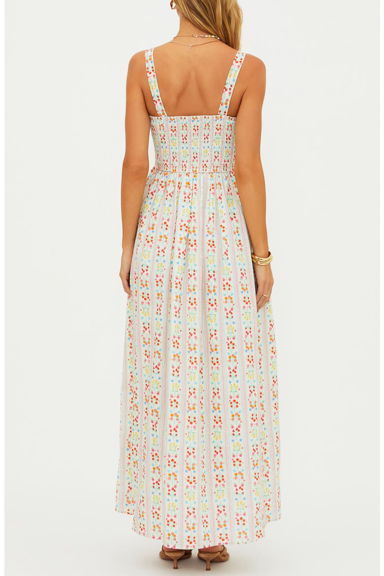 Cari Fruit Print Cotton Cover-Up Sundress, Alternate, color, FRUIT BLOOMS