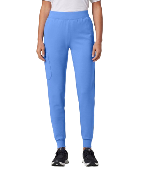 Rubi Women's 6-Pocket Slim Knit Scrub Jogger