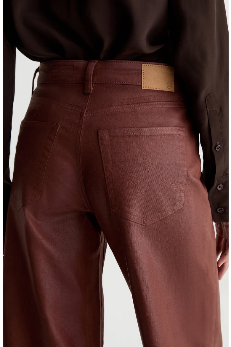 Saige High Waist Wide Leg Jeans, Alternate, color, LTT LT CHESTNUT