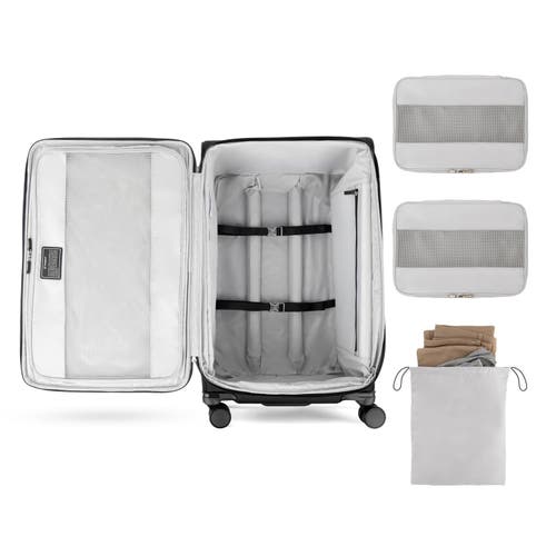 Travelpro Versapack + Lightweight Softside Expandable 29" Large Check In Spinner Luggage In Black