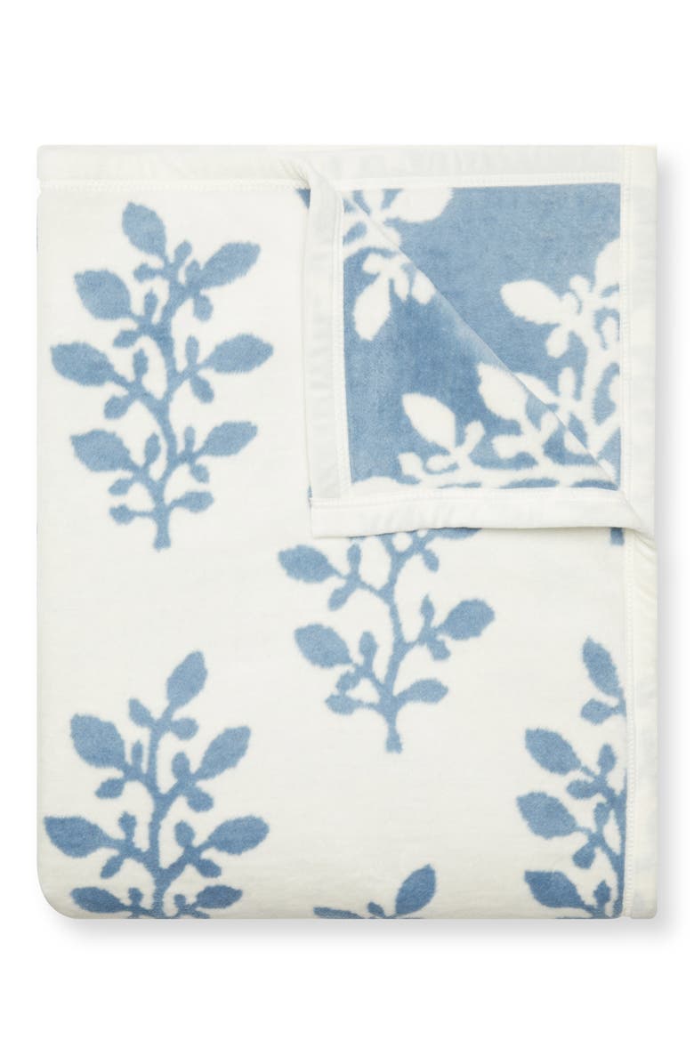 ChappyWrap Garden Gate Throw Blanket, Main, color, Blue