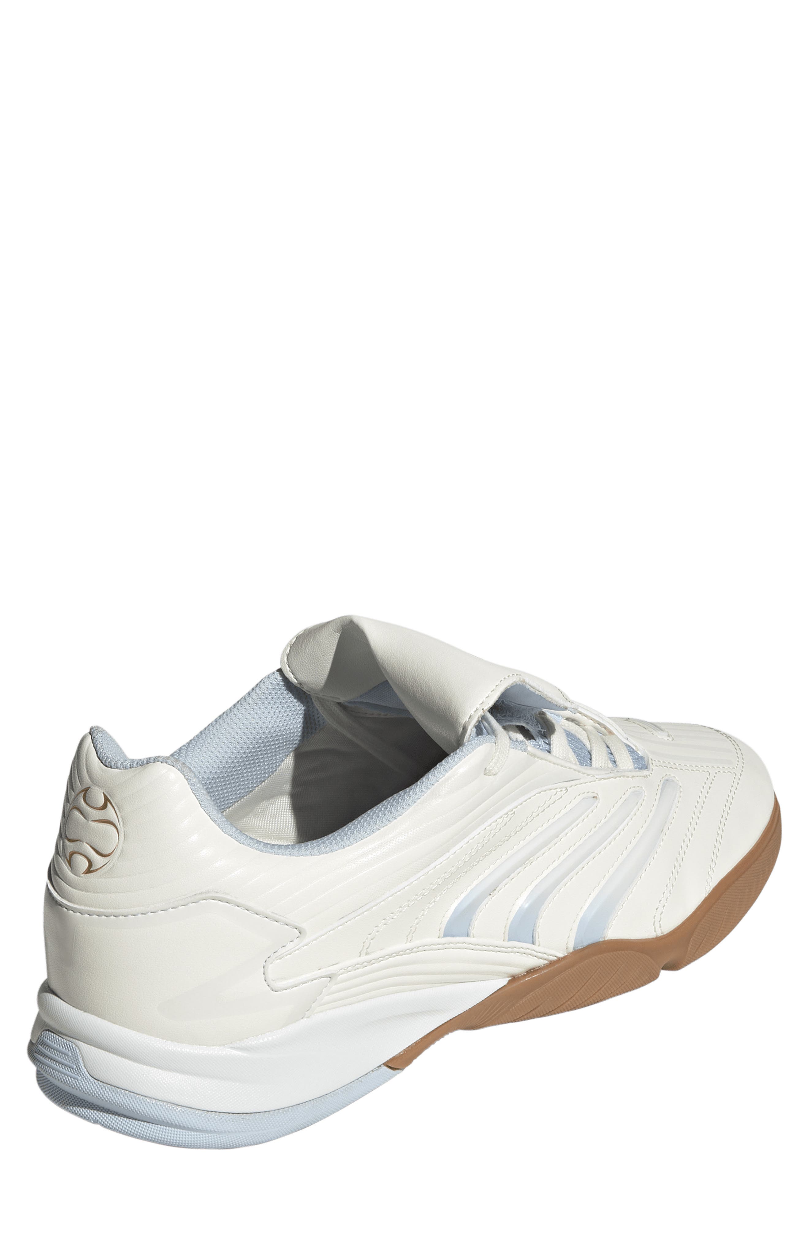 adidas Gender Inclusive Predator Sala Soccer Sneaker, Alternate, color, Off White/ Crystal Sky/ Gum4