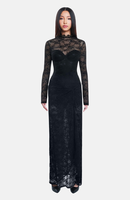 Ow Collection Adelle Maxi Dress In Black