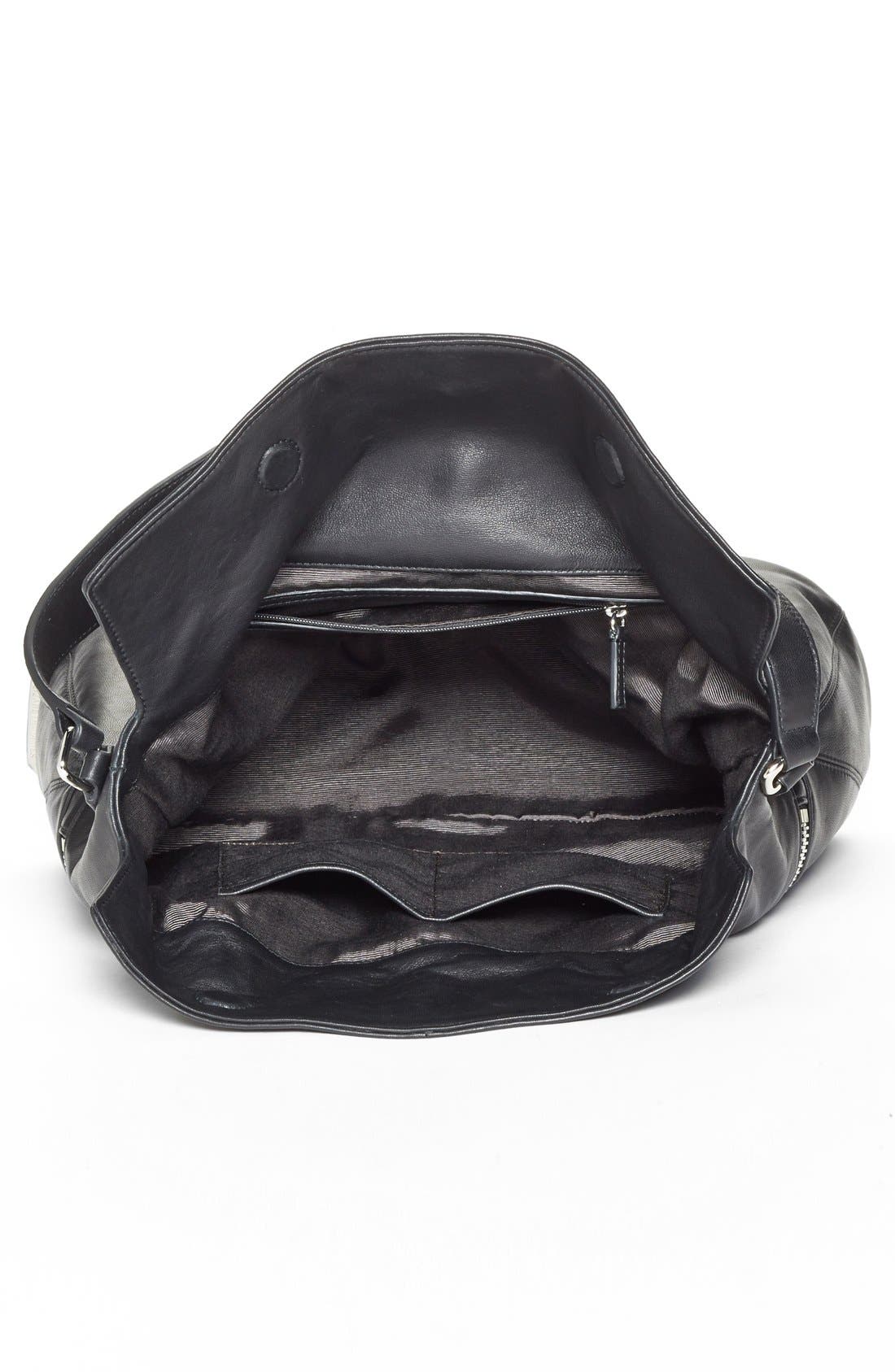 'Pyramid' Hobo, Alternate, color, BLACK