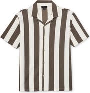 Reiss Dexter Stripe Camp Shirt
