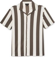 Reiss Dexter Stripe Camp Shirt