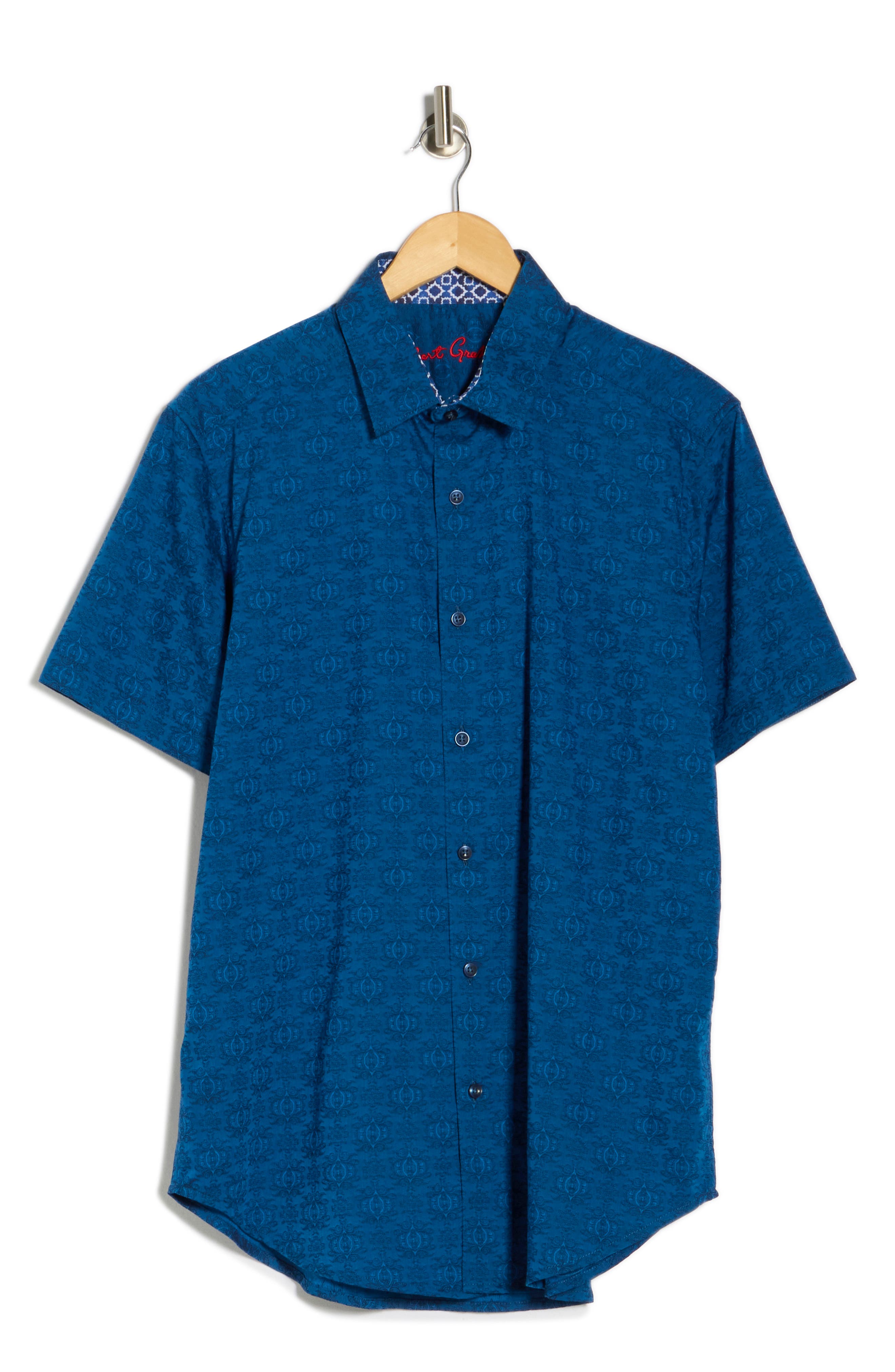 Robert Graham Short Sleeve Woven Button-Up Shirt