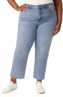 Kensie Allie Raw Hem Crop Slim Jeans