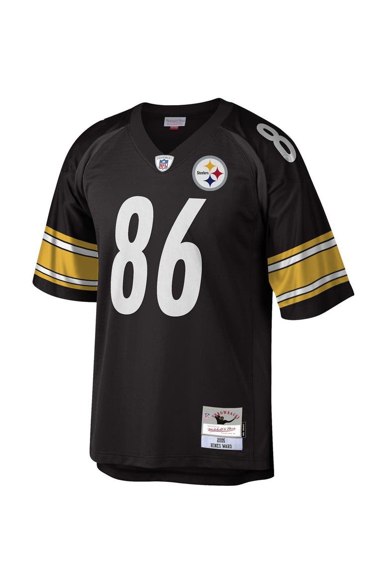 Men's Mitchell & Ness Hines Ward Black Pittsburgh Steelers Legacy Replica Jersey, Alternate, color, Black
