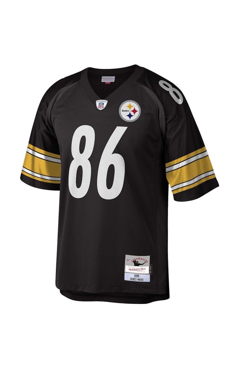 Mitchell & Ness Men's Mitchell & Ness Hines Ward Black Pittsburgh Steelers Legacy Replica Jersey, Alternate, color, Black