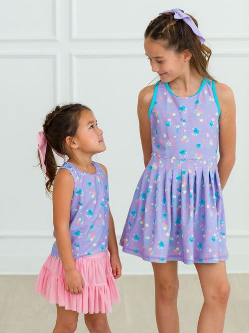 Rufflebutts Girls Upf50+ Active Dress & Bike Short Set In Multi