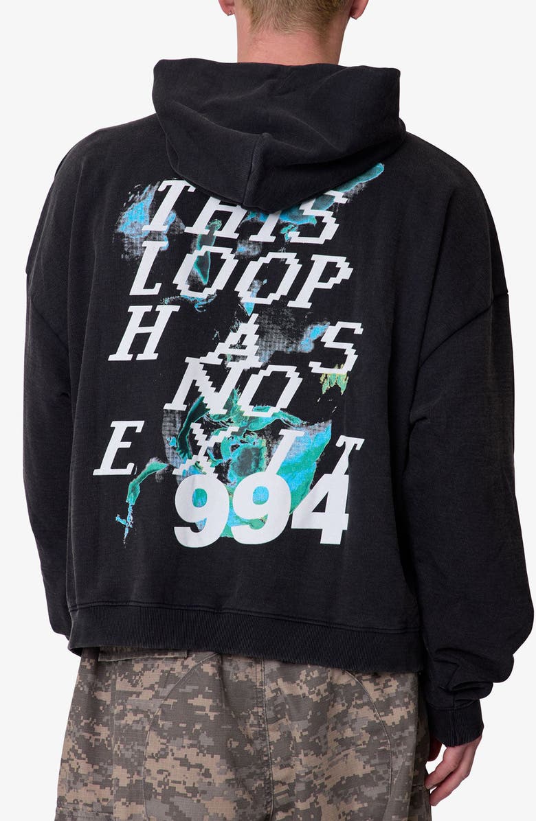 mnml The End Graphic Hoodie, Alternate, color, 