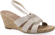 White Mountain Footwear Atavi Wedge Espadrille Sandal