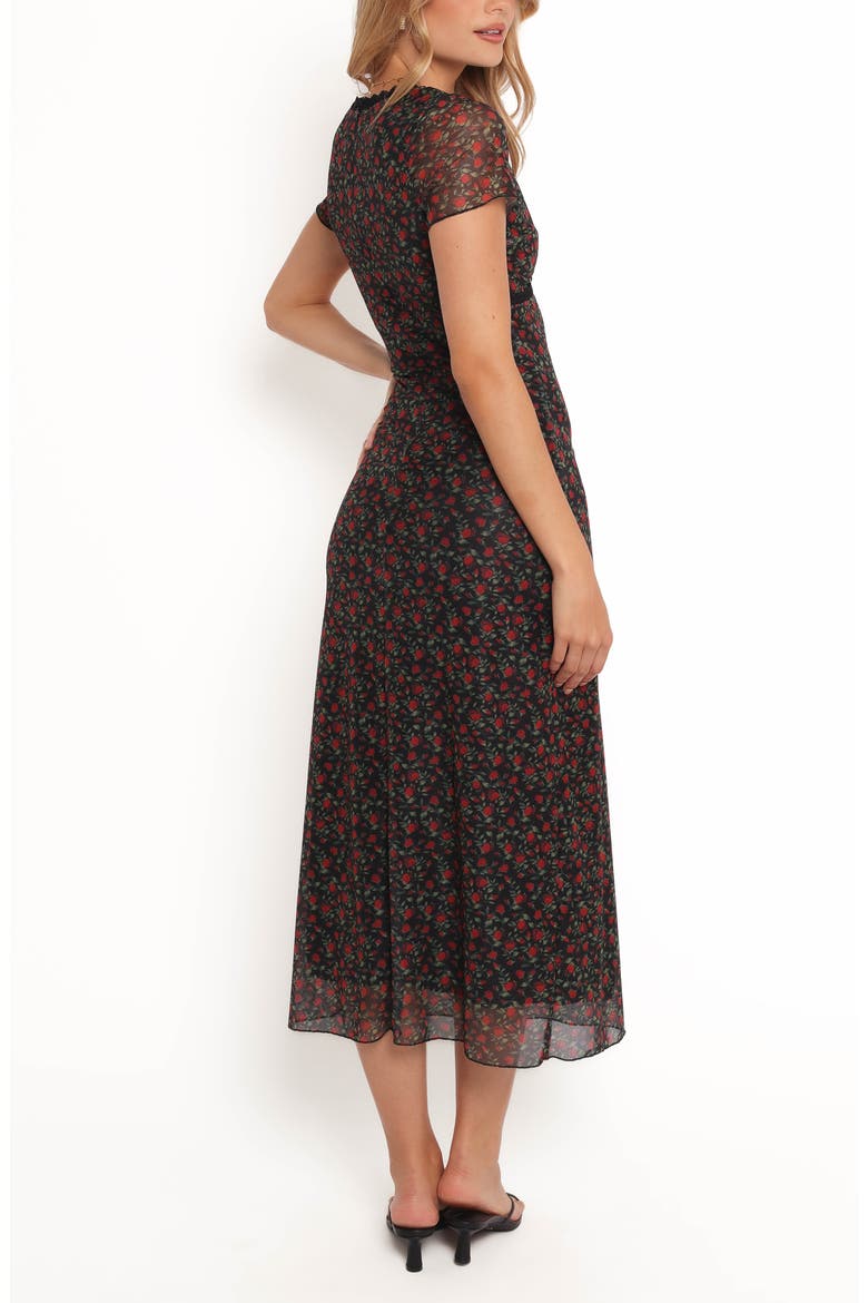 Neve A-Line Dress, Alternate, color, ROSE PRINT