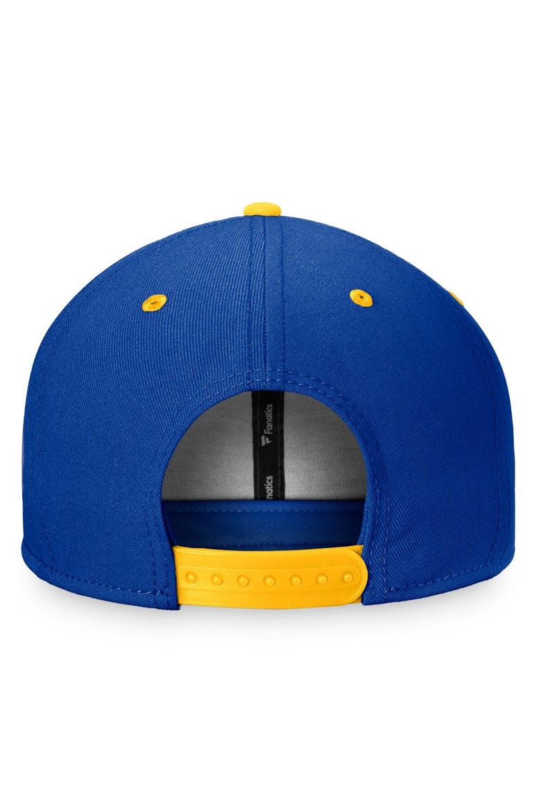 Men's Fanatics Branded Royal/Gold Buffalo Sabres Heritage City Two-Tone Snapback Hat, Alternate, color, Royal