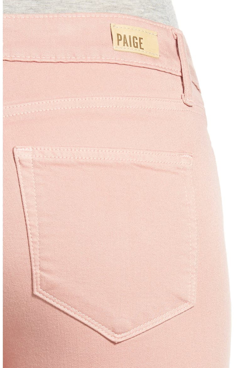Denim 'Transcend - Verdugo' Ankle Ultra Skinny Jeans, Alternate, color, SOFT PINK
