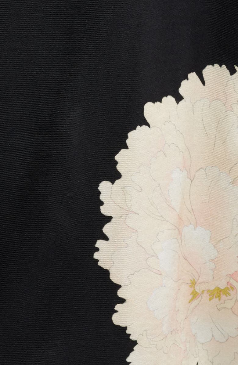 AllSaints Fleur Short Sleeve Camp Shirt, Alternate, color,