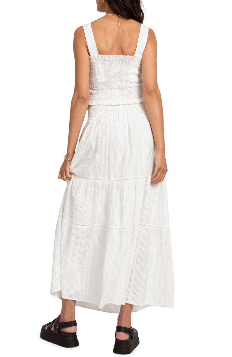 Seraphine Cotton Crop Maternity Cami & Maxi Skirt Set, Alternate, color, 