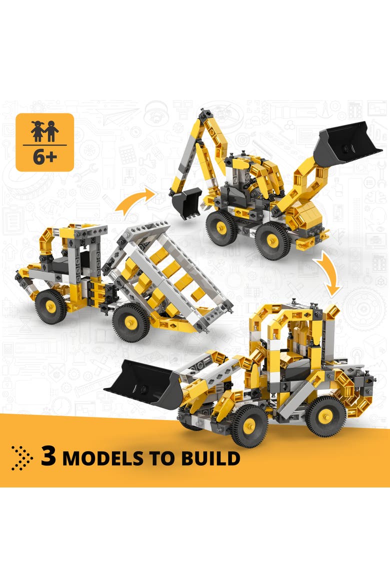 Creative Builder 3In1 Wheeled Loader Multimodel Vehicle Brick Set, Alternate, color, Multicolored