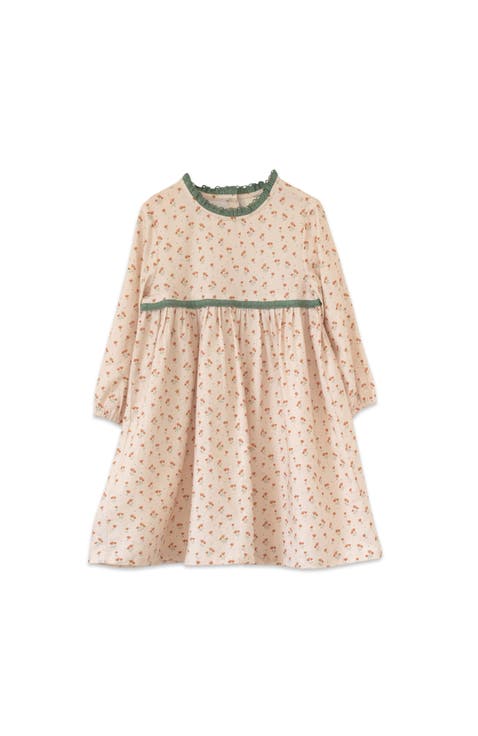 Priya Dress with Lace Trim