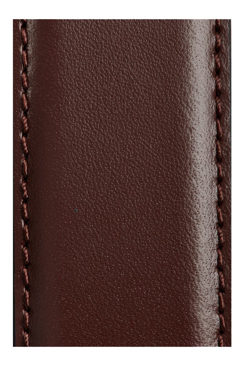 Travis Leather Belt, Alternate, color, DARK BROWN