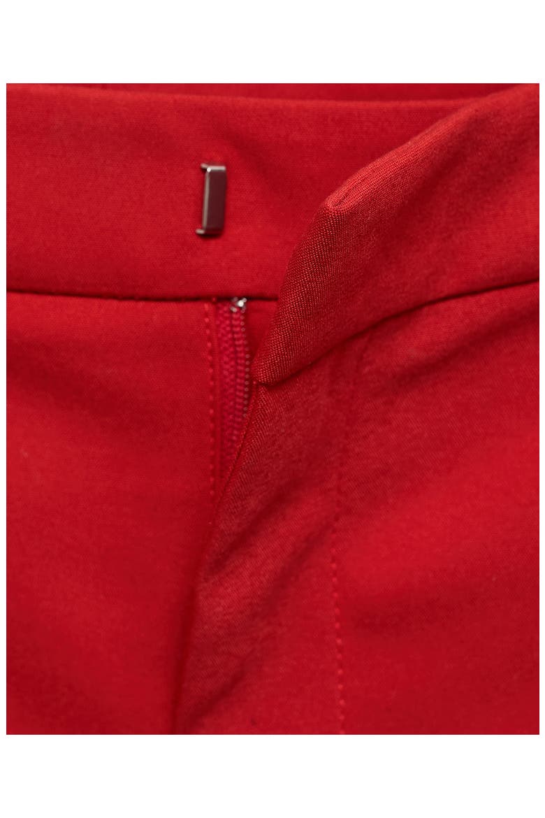 Straight Leg Ankle Pants, Alternate, color, RED