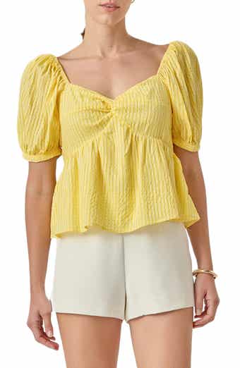 English Factory Puff Sleeve Top