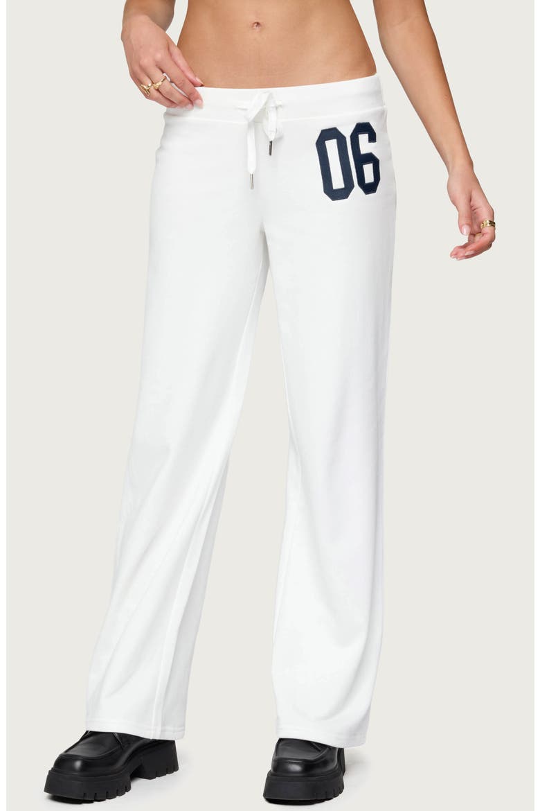 '06 Sweatpants, Main, color, WHITE