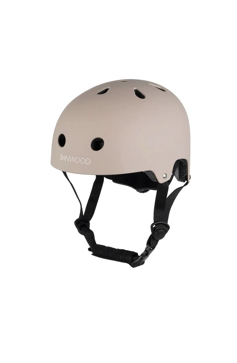 Banwood Classic Kids Bike Helmet Matte Adjustable, Main, color, Beige
