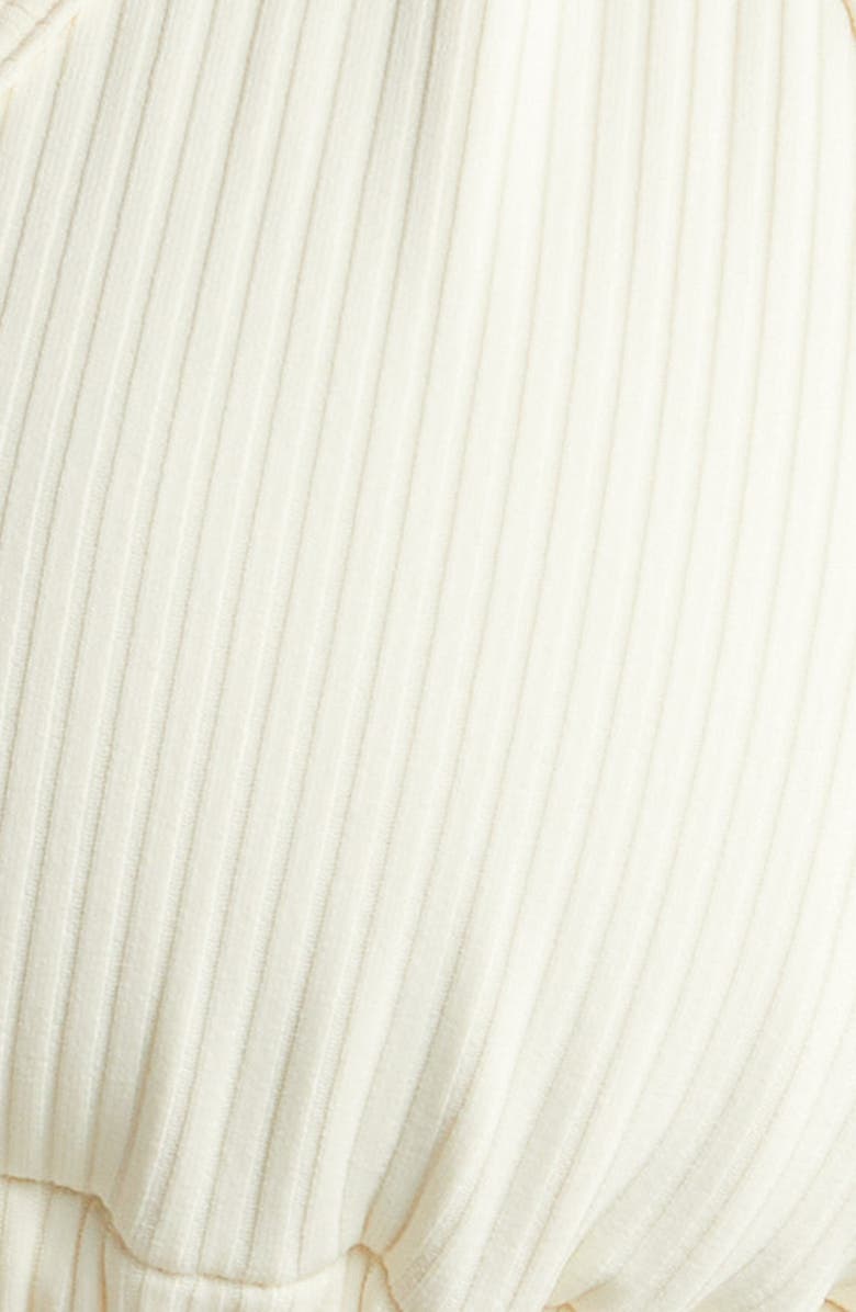 MONTCE Euro Bow Bikini Top, Alternate, color, Cream Rib