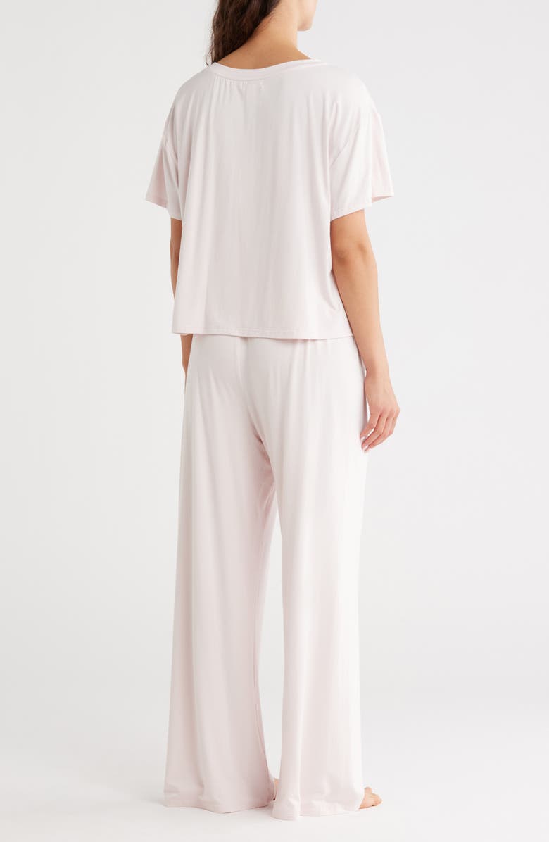 NORDSTROM RACK Tranquility Easy T-Shirt Pajamas, Alternate, color, Pink Frosty