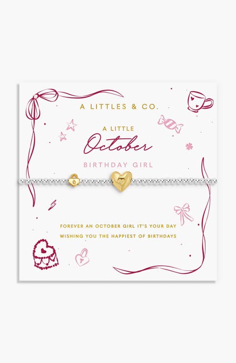 Birth Month A Little Bracelet