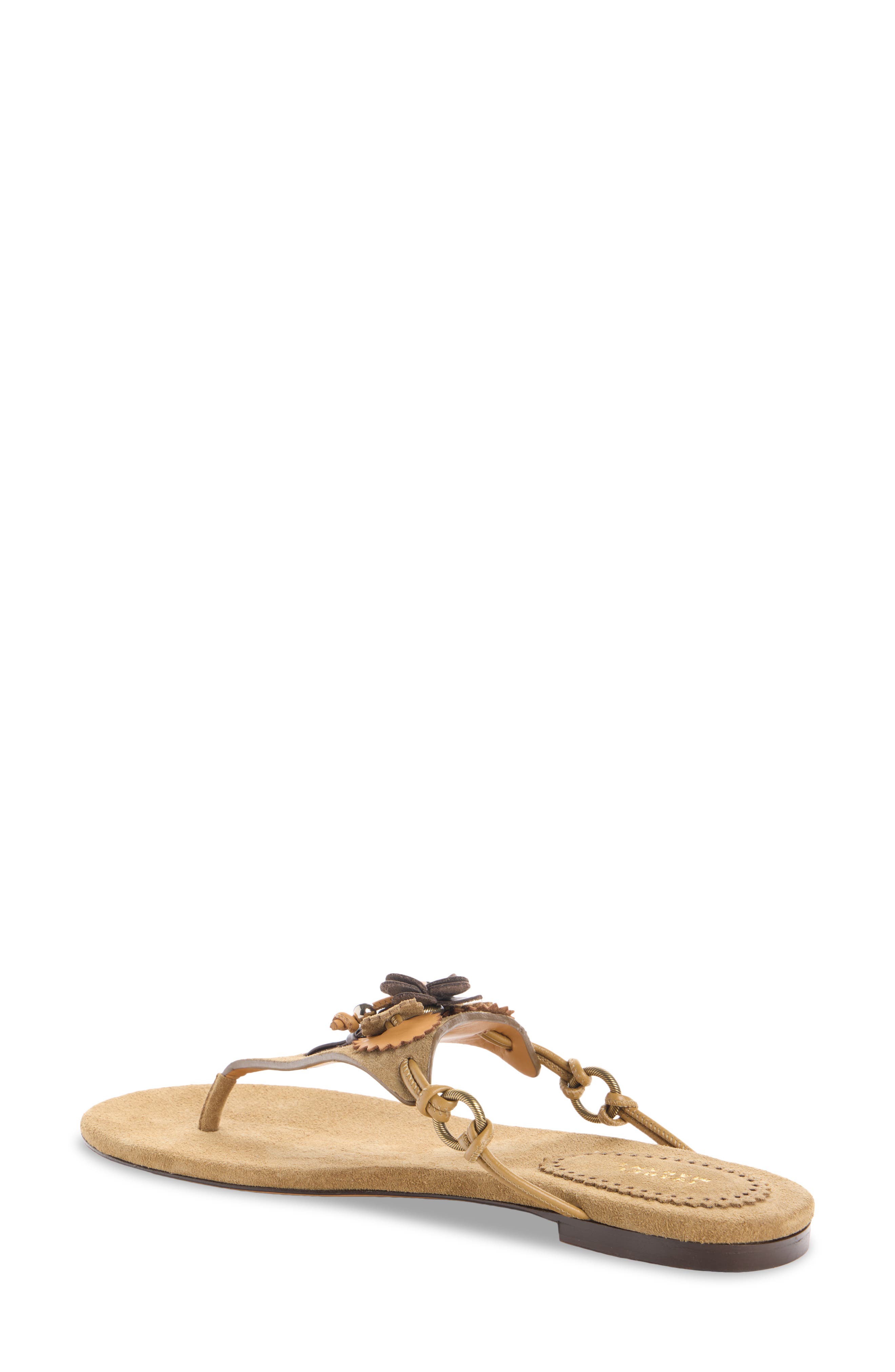 Isabel Marant Elato Embellished Flip Flop, Alternate, color, 50Ta Taupe