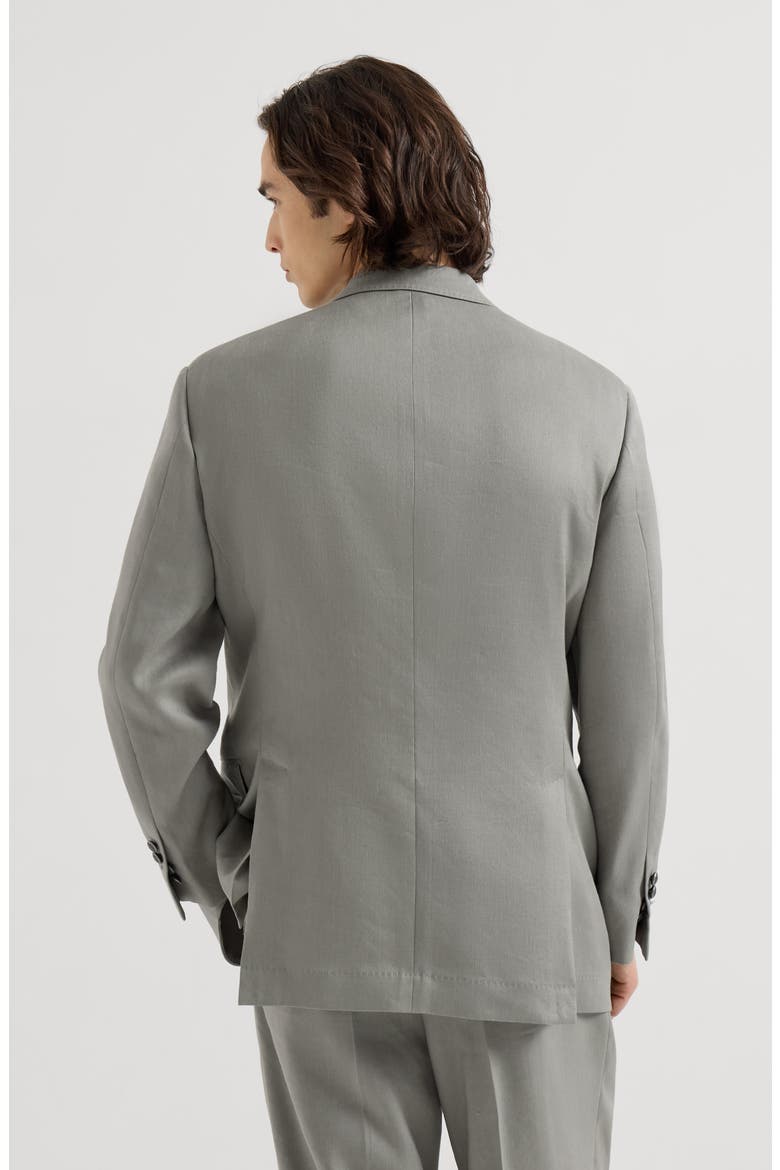 Gabardine blazer, Alternate, color, Khaki