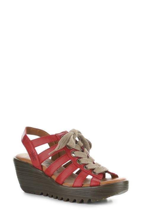 Litu Strappy Platform Wedge Sandal (Women)