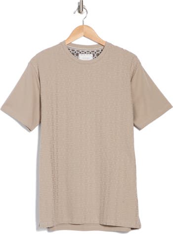 Textured Cotton Crewneck T-Shirt