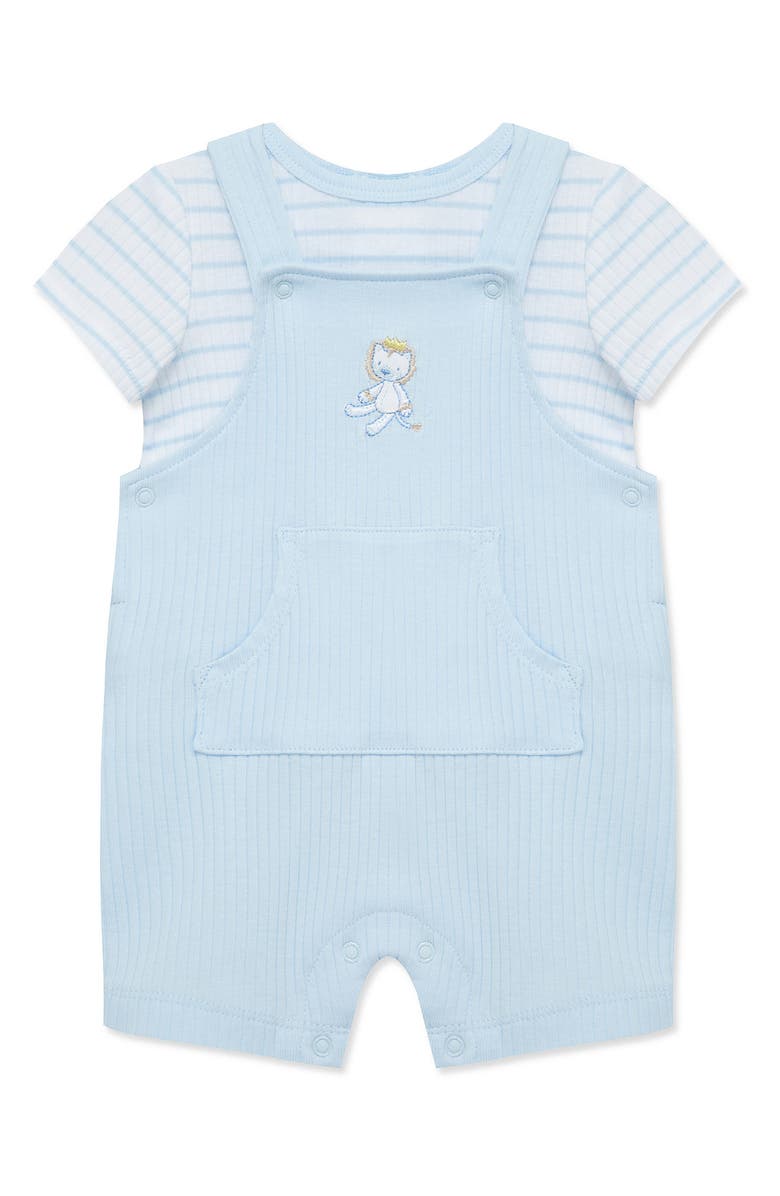 Little Me Safari Shortalls Set, Main, color, 